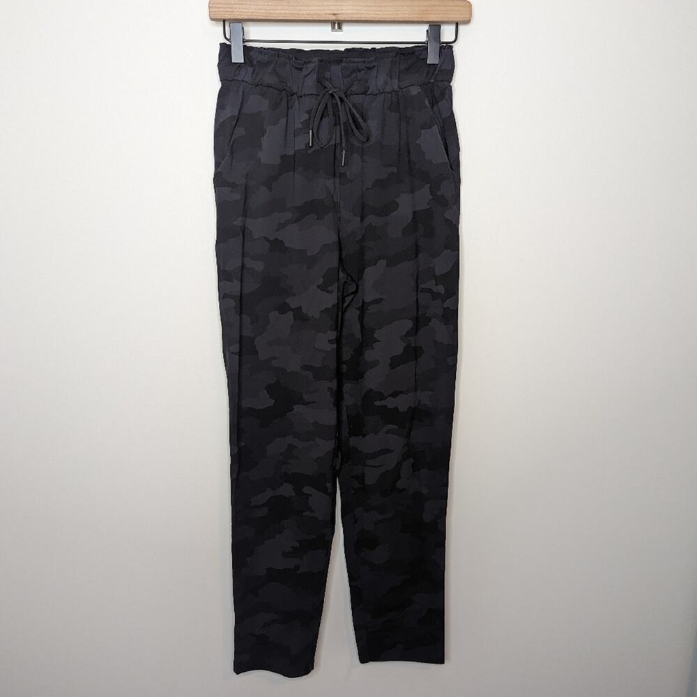 Lululemon Keep Moving Pant 7/8 High- RiseIncognito Camo Multi Grey | Size 4 - Picture 6 of 11